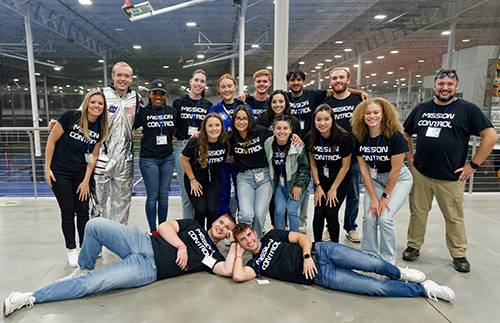 cavity employees at a culture event