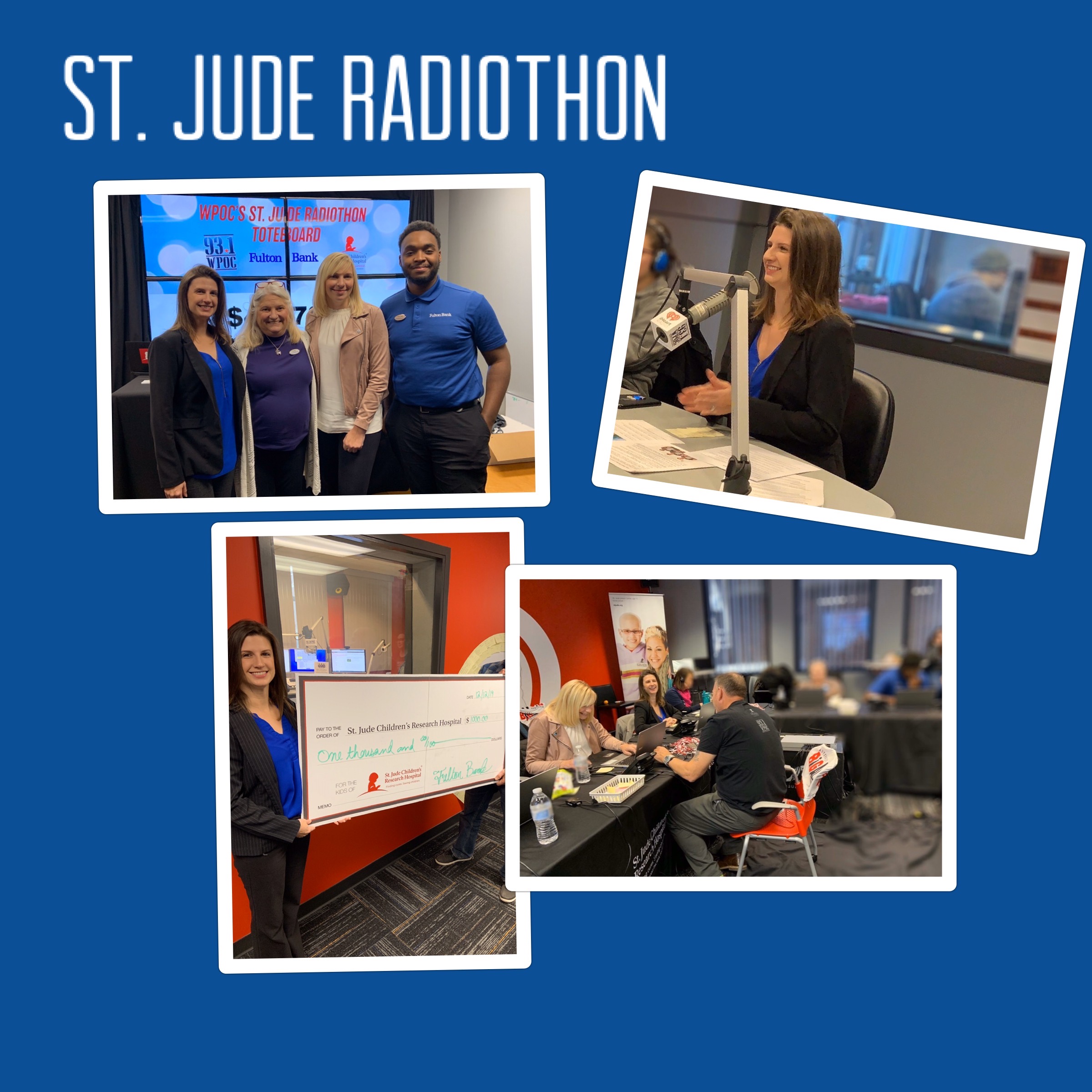 Cavity Bank employees volunteer at St. Jude Radiothon